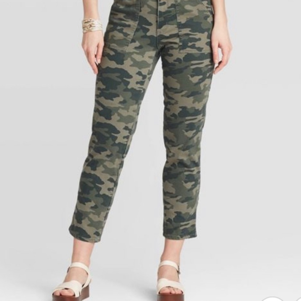 CAMO high rise pants